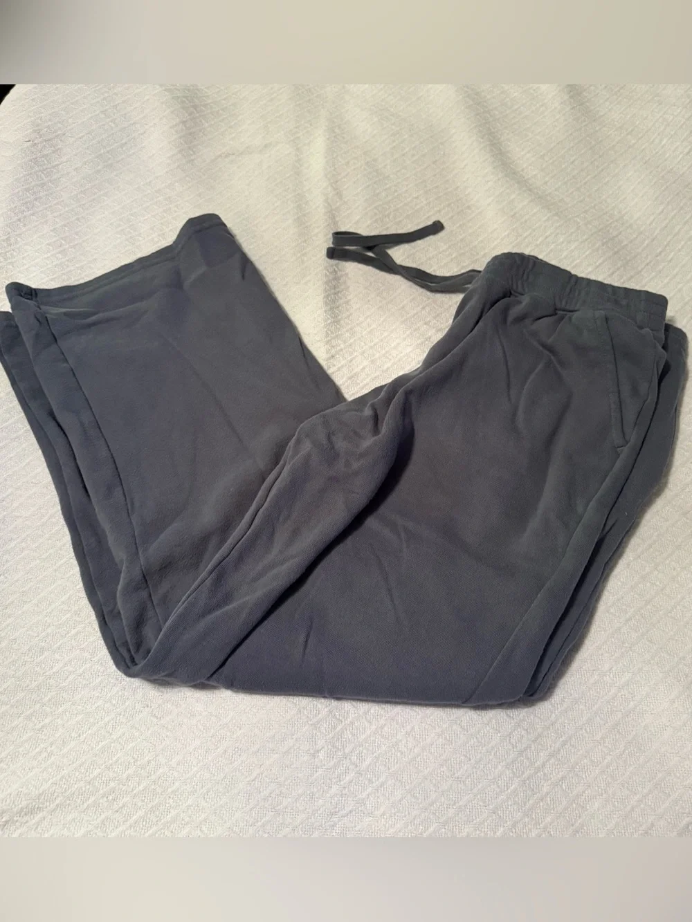 Hollister Charcoal Gray wide leg sweatpants